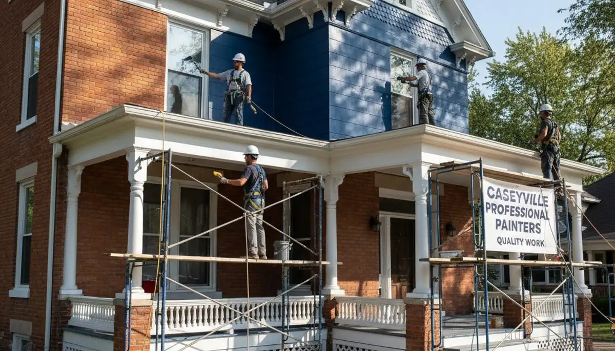 Exterior painting contractor in St. Louis, MO providing professional home exterior painting services