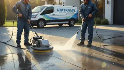 Concrete pressure cleaning for driveways and patios in St Louis, MO