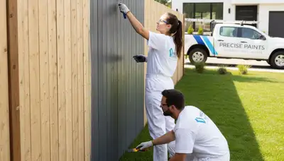 Fence painting in St Louis, MO for durable exterior protection and curb appeal
