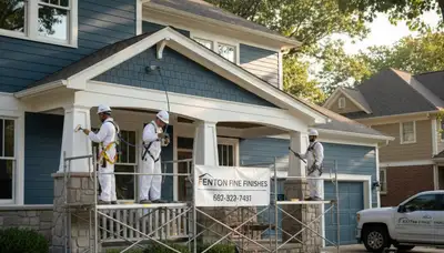 Exterior painting contractors in St Louis, MO providing professional house painting services