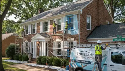Exterior painting service in St Louis, MO for homes and commercial properties