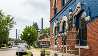 Exterior painting contractor in St Louis, MO providing professional house painting services