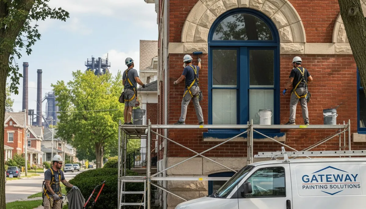 Exterior painting contractors in St Louis, MO delivering professional house painting services