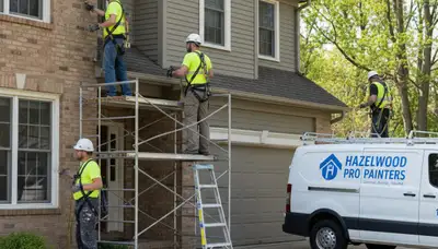 Exterior painting contractor in St Louis, MO providing house painting services