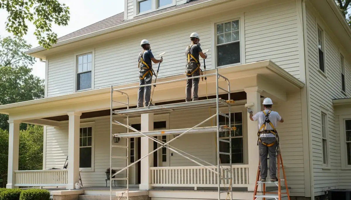 Exterior painting contractor in St Louis, MO providing professional home painting services
